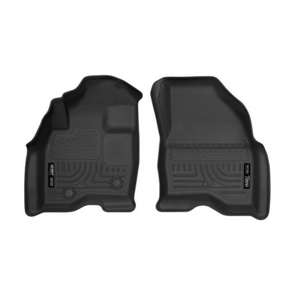Husky Liners 13761 Weatherbeater Floor Mats Fit 2016-2019 Ford Explorer - Front - Black - 2 Pc