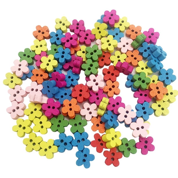 Conjunto de 1 Botones de Colores Variados para Manualidades y Costura