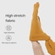 thumbnail image 3 of Guantes de pantalla táctil para mujer, guantes de invierno con forro polar para mujer, guantes térmicos de gamuza con puños de piel para regalos de niñas, 3 of 5