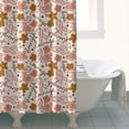 thumbnail image 4 of Breast Cancer Awareness Pink Ribbon Floral Pattern Shower Curtain 72"x84" ,Bathroom Decorative Shower Curtains Set with 12 Hooks,Modern Waterproof Washable Shower Curtain, 4 of 6