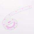 thumbnail image 3 of Uxcell Styling Sewing French Curve Ruler, 24x11cm Clear Sewing Pattern Making Ruler, 3 of 6