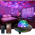 thumbnail image 2 of Bdday Projecteur de Ciel LED Lampe de Projection Galaxie Télécommande Bluetooth Veilleuse de Chambre, 2 of 9