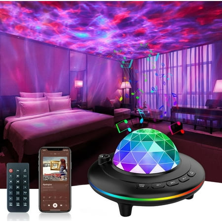 

LED Sky Projector Galaxy Sky Projection Lamp Remote Control Bluetooth Bedroom Night Light