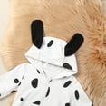 thumbnail image 3 of Toddler Baby Boy Girl Dalmatian Costume Halloween Outfits Kids Long Sleeve Hooded Sweatshirt and Pants Set Spotted Puppy Outfit, 3 of 8