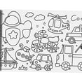 thumbnail image 4 of 2Pcs Kids Coloring Paper Roll Colorable Sticky with Tear off line 30cmx300cm Zulema  Rollo de papel para colorear, 4 of 8