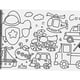 thumbnail image 4 of Rollo de Papel para Colorear para Niños, 2 Uds., Hojas de Pegatinas para Colorear de Pared, Patrones, 4 of 8