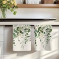 thumbnail image 7 of Sage Green Eucalyptus Kitchen Towels Set of 3, Farmhouse Weeping Leaves Linen Absorbent Dish Towels for Kitchen, Microfiber Hand Towel, Quick Drying Tea Towel for Cleaning Decorative Dishcloths, 7 of 7