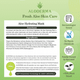 thumbnail image 3 of Aloderma Hydrating Sheet Face Masks with 87% Organic Aloe Vera - 5 pack Moisturizing Facial Masks with Hyaluronic Acid & Bergamot Oil for Nourished, Radiant Skin - Aloe Vera Natural Skincare, 3 of 11