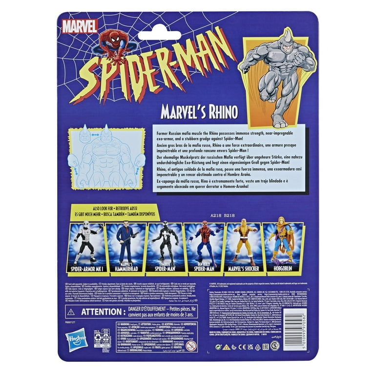 Marvel Legends Series Marvel's Rhino Retro Spider-Man 6