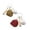 Beige & Red 1Pack, variant on Baseball Keychain Three Piece Set, Red, 1-Pack