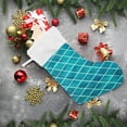 thumbnail image 6 of Coolnut 1PCS Christmas Stocking Mermaid Scale Xmas Stockings Decoration for Family Holiday Party Ornaments Decor Fireplace, 17.7 x 12 Inch, 6 of 7