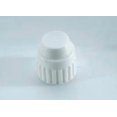 thumbnail image 1 of Elkhart Supply Fitting Plug/Fitting Cap 16859 Fitting Plug/Fitting Cap; Flair-It; 3/8 Inch Cap; White; Plastic; Single; With Barcoded, 1 of 3