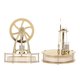 thumbnail image 1 of Stirling Engine Motor Model Low Noise Stirling Engine Model Kit Simple Operation Anti Slip Beautiful Small Pollution for School, 1 of 8