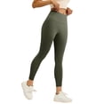 thumbnail image 3 of CHIUNL Wide Leg Yoga Pants for Women, High Waisted Leggings, Tummy Control Workout Pants, Soft Lounge Pants for Gym Yoga Daily Wear (Army Green L), 3 of 7