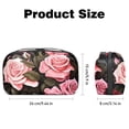 thumbnail image 5 of Rose Digital Pouch with Oxford Cloth, Waterproof Travel Organizer and Charger Cable Storage Box, 5.9x9.44x3.14 in Digital Storage Bag Pouch, 5 of 6