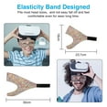 thumbnail image 7 of VR Mask Cover, Eye Face Cover Breathable Sweat Band for Meta/Oculus Quest 3 Quest2, Vision Pro Headset, Quest Pro, PSVR2 and Virtual Reality Game-Black, 7 of 7