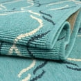 thumbnail image 6 of Unique Loom Outdoor Trellis Collection Area Rug - Parmaklik (5' 3" x 8' Rectangle Teal/Navy Blue), 6 of 8