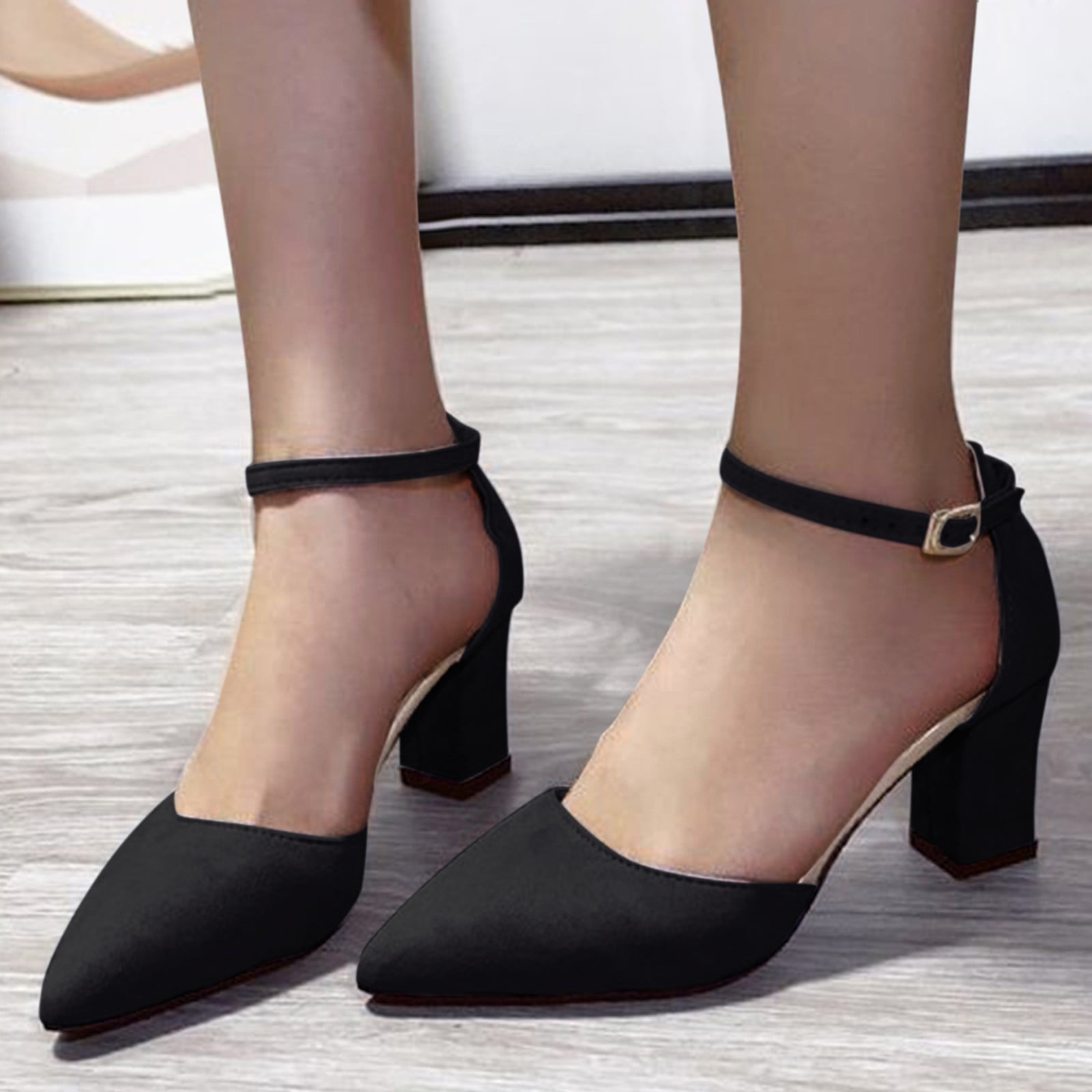 Fashion Women Heels Breathable Shoes Toe-knob Sandals - Walmart.com