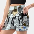 Desk Women's skirt Mini Skirts A Line Skirt With Hide Pocket