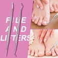 thumbnail image 6 of MORGLES Cuticle Trimmer with Ingrown Toenail Removal Kit, Pusher and Files, Cuticle Remover Nail Cutter Clippers for Fingernails Toenails, Professional Manicure and Pedicure Tools Kit, 6 of 6