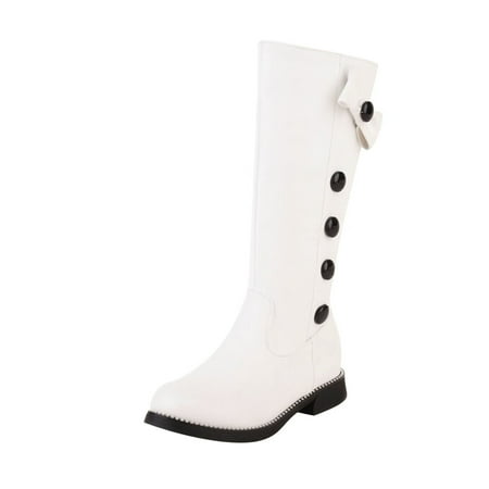 

Mother Daughter Parent Child Cute And Warm Student Style Round Toe Flat Ligh Boots