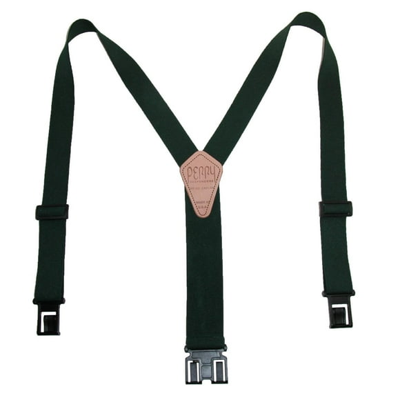 Perry Suspenders  Elastic 1.5 Inch Wide Hook End Suspenders (Men's)
