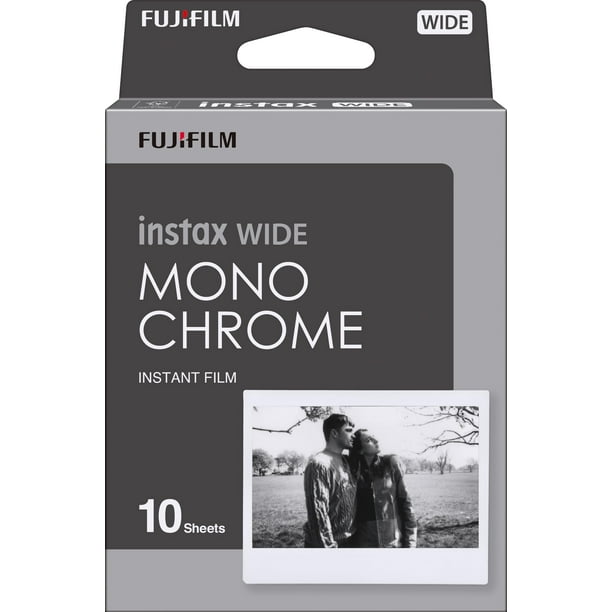 Película Instax Wide Monochrome FUJIFILM - 10 exposiciones