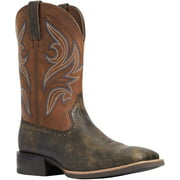 ARIAT Mens Sport Knockout Western Boot Wide Square Toe Brown 7 EE US