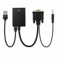 thumbnail image 3 of VGA To HDMI Converter 1080P HD Adapter With Audio Cable For HDTV PC Laptop TV, 3 of 7