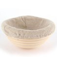 thumbnail image 1 of AMERTEER Bread Dough fermentation Bowl Shape Natural Rattan Basket With Removable Lining  10 Size - Oval 28*14*8cm, 1 of 6
