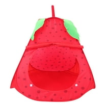 Minkissy Kids Play House Indoor Foldable Strawberry Shape 1Set
