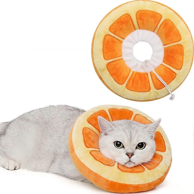 Adjustable Cat Cone Collar Soft, Cute Cat Recovery Collar, Cat Cones After Surgery for Kittens