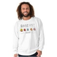 thumbnail image 5 of PACMAN Game On Ghost Squad Cool Sweatshirt for Men or Women Brisco Brands M, 5 of 6