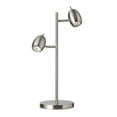 thumbnail image 2 of Dainolite 2 Light Table Lamp Adjustable - Satin Chrome, 2 of 2