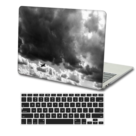 KSK KAISHEK Only for MacBook Air 13.6" Case 2022.0 Release Model A2681 m2, Plastic Hard Shell Case + Black Keyboard Cover, Sky Series 0680