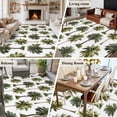 thumbnail image 5 of Tropical Trees Area Rugs 5'x8', Washable Small Throw Rugs for Classroom Bedroom, Summer Palm Trees Botanical Vintage Green Indoor Outdoor Rug Non-Slip Low Pile Carpet Runner Reversible Floor Mats, 5 of 8