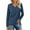 Navy, variant on WREESH Womens Fashion Tunic Top V Neck Solid Color Pullover Regular Fit Long Sleeve Tops Top Pink