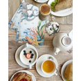 thumbnail image 4 of Octopus Coastal Kitchen Dish Towels for Drying Dishes Set of 2, Summer Nautical Starfish Coral Ocean Waffle Weave Microfiber Hand Tea Bathroom Towels Quick Dry & Absorbent Towel 15.7x23.6, 4 of 7