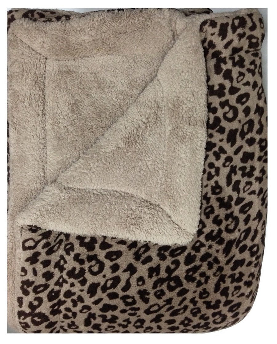 Zebra Printed Blanket Animal Skin Faux Fur Fleece Throws Soft Double or King 