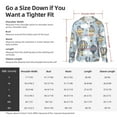 thumbnail image 6 of Goofa Balloon Vintage Printed Women's UPF 50+ Sun Protection Hoodie Jacket Lightweight Long Sleeve Sun Shirt for Women with Pocket Hiking Outdoor-, 6 of 9