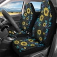 thumbnail image 4 of Xoenoiee Car Seat Covers High Back Design for Front Seats, Butterfly Sunflower Leopard Pattern Universal Fit Vehicle Seat Cushion Protectors for SUV, Pickup Truck, Sedan - Pack of 2, 4 of 6