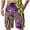C-Purple, variant on TEAJOPSUU Men's Printed Shorts Loose Fit Animal Printed Shorts with Elastic Drawstring Waist and Side Pockets A-Yellow