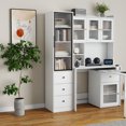 thumbnail image 6 of Living Room Cabinets Elegant White Storage Cabinet – Modern & Spacious Organizer for Any Room,Wooden Cabinets, 6 of 18