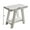 White, variant on High-Quality Wood Side Table / Bedroom Decor Use / Two-Tone Finish