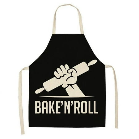 

Avental de cozinha feminino com linho de letras femininas para limpeza de casas Avental infantil de 55x68 cm 47x38 cm