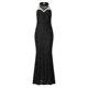 thumbnail image 5 of Moda mujer elegante sexy casual sin mangas honda correa color puro vestido largo Pompotops hdfakjf995, 5 of 8
