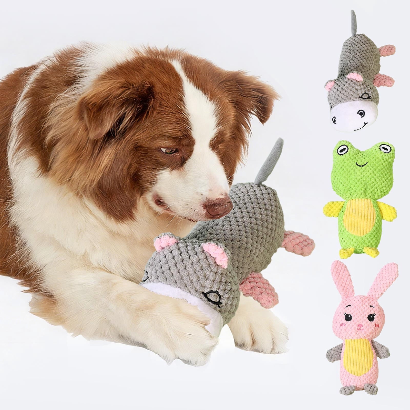 Sentmoon Dog Toy Dog Chew Toys Durability Chewable Plushy Dog Toy Pet Sounding Animals Toy Dog Toy Teething and Tooth-cleaning Care Toy