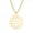 Gold, variant on Twelve Constellations Moon Pentagram Witch Pendant Necklace Gold Color Stainless Steel Jewelry
