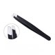 thumbnail image 5 of Pinzas profesionales de acero inoxidable, clip de ceja de metal con boca oblicua, pinzas de ceja negras para recortar cejas, herramientas de belleza de clip de ceja MFZFUKR CPB-DE-LYY151, 5 of 5