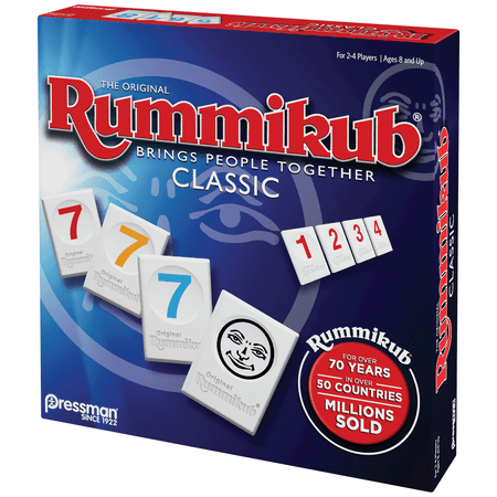 Rummikub Classic Edition - The Original Rummy Tile Game for Ages 8 and up - by Pressman